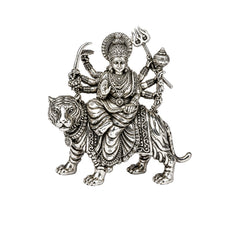 Silver Durga Idol-120gm