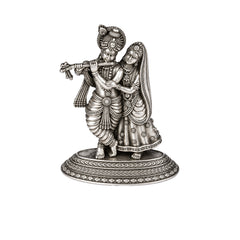Silver Radha Krishna Idol-89gm