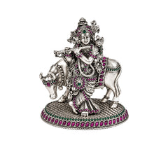 Divine Krishna Silver Murti-131gm