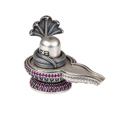 Silver Shivling Idol-39gm