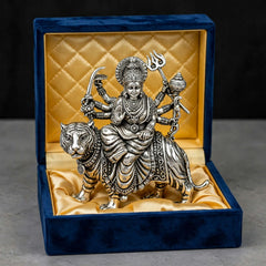 Silver Durga Idol-120gm