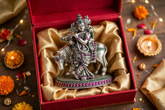 Divine Krishna Silver Murti-131gm