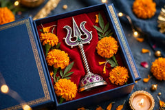 Silver Trishul Stand - 25gm
