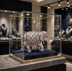Silver Elephant Idol-44gm