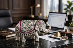 Silver Elephant Idol-44gm