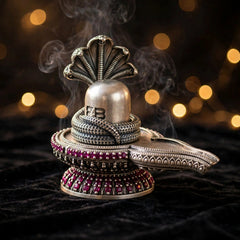 Silver Shivling Idol-39gm
